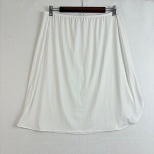 JONES NEW YORK‎ White Short Half Slip Skirt Womens Size XL Stretch